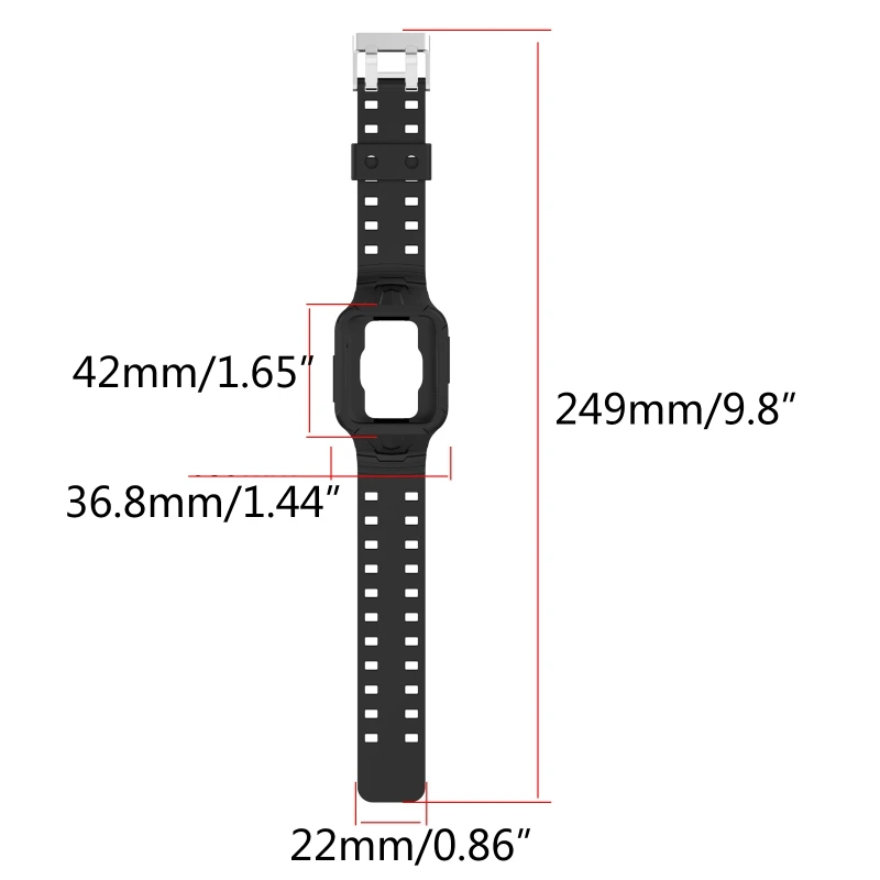Quick Release Watch csere tartozékok Szilikon csuklópánt karkötő kompatibilis az MI Watch lite/lite 2 készülékkel Puha szíjak K5DB - 5