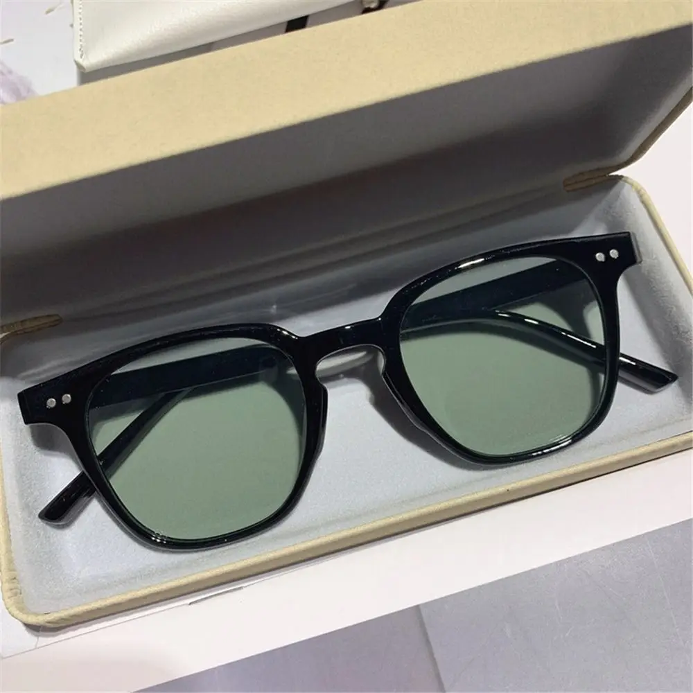 Retro fekete szemüveg Vintage szögletes napszemüveg Férfi árnyalatok Túlméretezett napszemüveg - 2