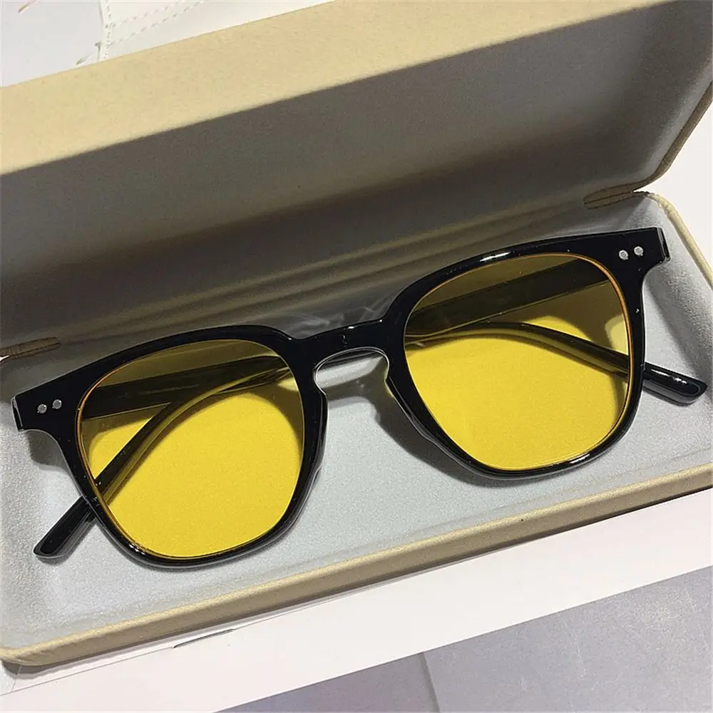 Retro fekete szemüveg Vintage szögletes napszemüveg Férfi árnyalatok Túlméretezett napszemüveg - 3