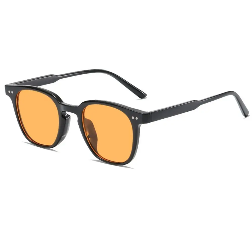 Retro fekete szemüveg Vintage szögletes napszemüveg Férfi árnyalatok Túlméretezett napszemüveg - 4