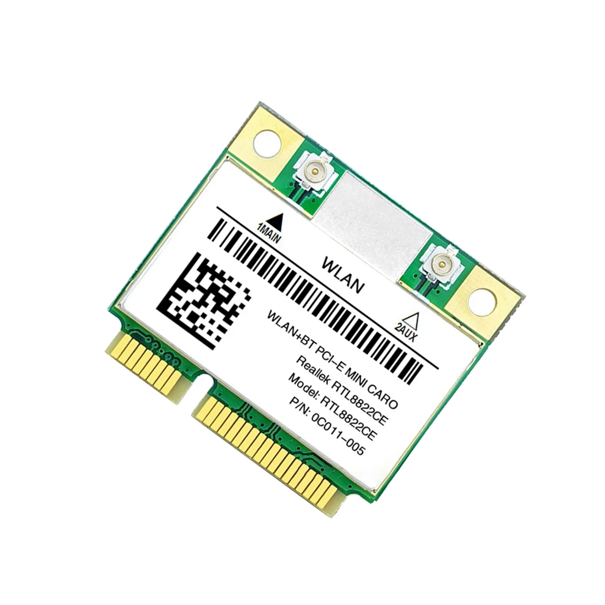 RTL8822CE WiFi kártya antennával 1200Mbps 2.4G + 5Ghz 802.11AC hálózat Mini PCIe BT 5.0 támogatás Laptop/PC Windows - 2