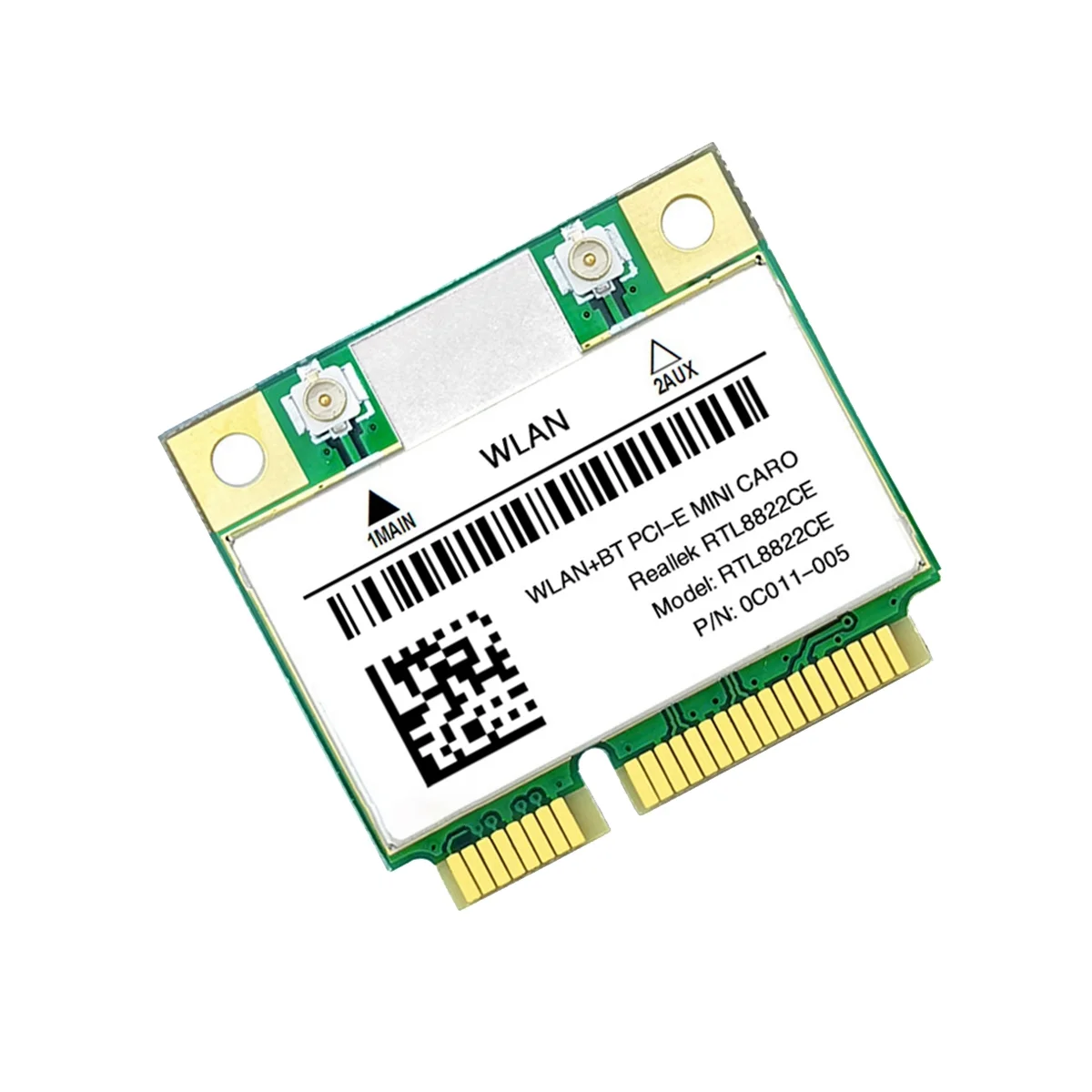 RTL8822CE WiFi kártya antennával 1200Mbps 2.4G + 5Ghz 802.11AC hálózat Mini PCIe BT 5.0 támogatás Laptop/PC Windows - 3