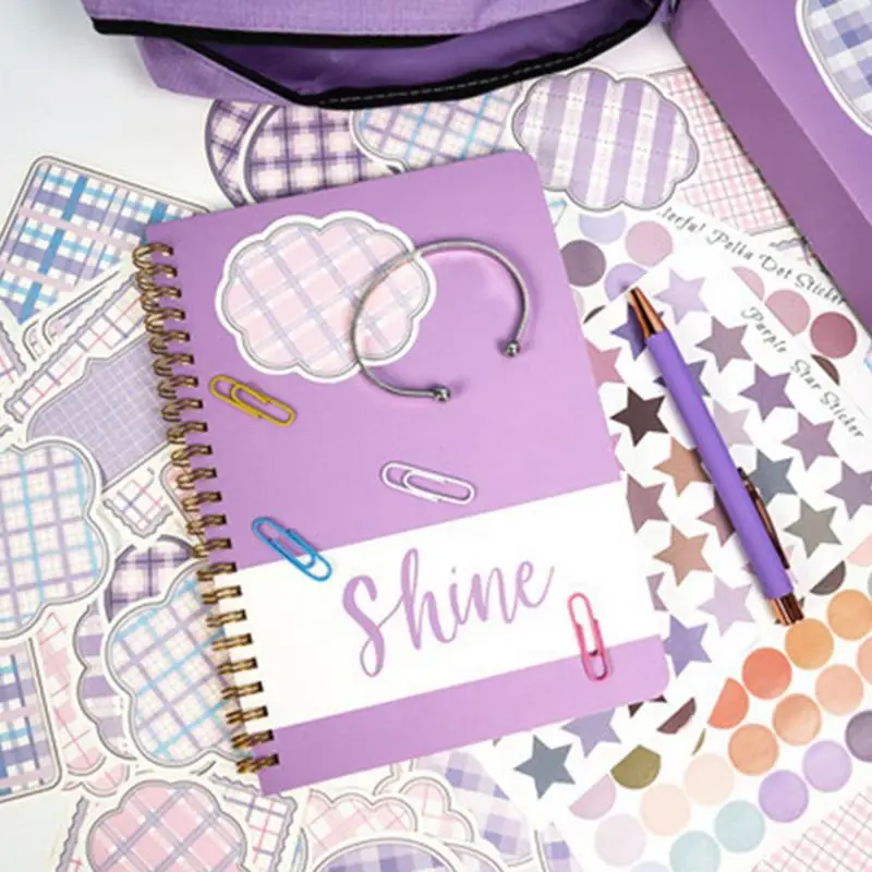 Scrapbook készlet lányoknak DIY Journal Kit napló kellékek készlet Születésnapi ajándékok Scrapbook cuccok Naplózó írószer készlet Kiváló - 3