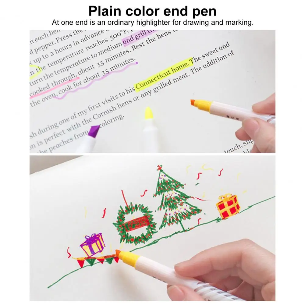 Scrapbooking toll Könnyen hordozható filctoll könnyű, széles körben használt kényelmes körvonalas művészeti toll jelölő toll - 4