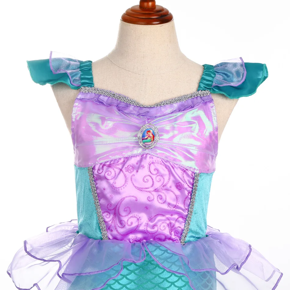 Sellő ruha lánynak Ocean témájú születésnapi zsúr hercegnő ruha ruhák Halloween jelmez gyerekeknek Vestidos - 4