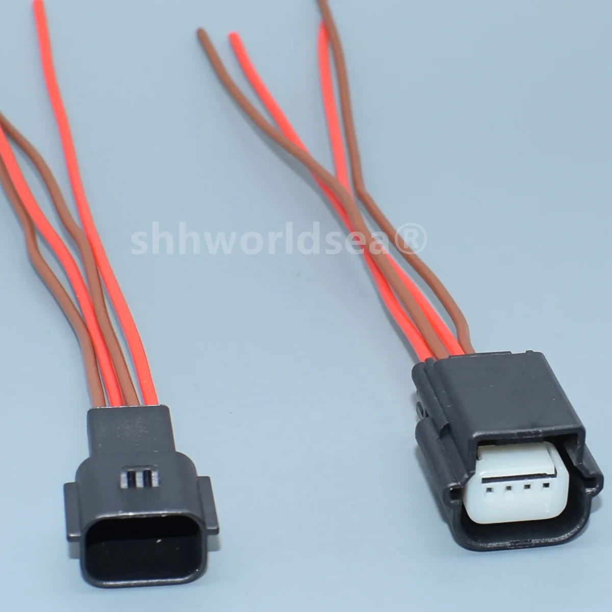 shhworldsea 4 tűs 0.6-os sorozatú autó passzív kulcs nélküli belépő antenna érzékelő huzal csatlakozó kábel lezáratlan aljzat - 2