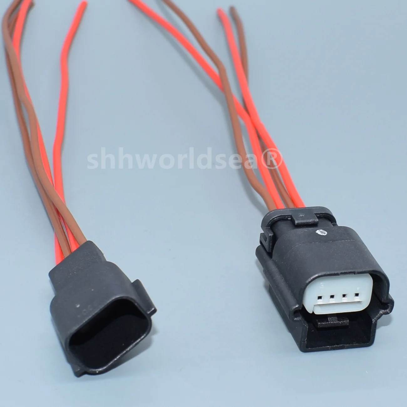 shhworldsea 4 tűs 0.6-os sorozatú autó passzív kulcs nélküli belépő antenna érzékelő huzal csatlakozó kábel lezáratlan aljzat - 3