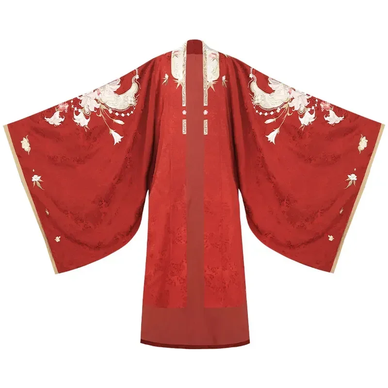 ShiSanYu hagyományos kínai esküvői dal dinasztia női köntös tündér ruha vintage hanfu ruha szett hímzett ruha parittya - 2