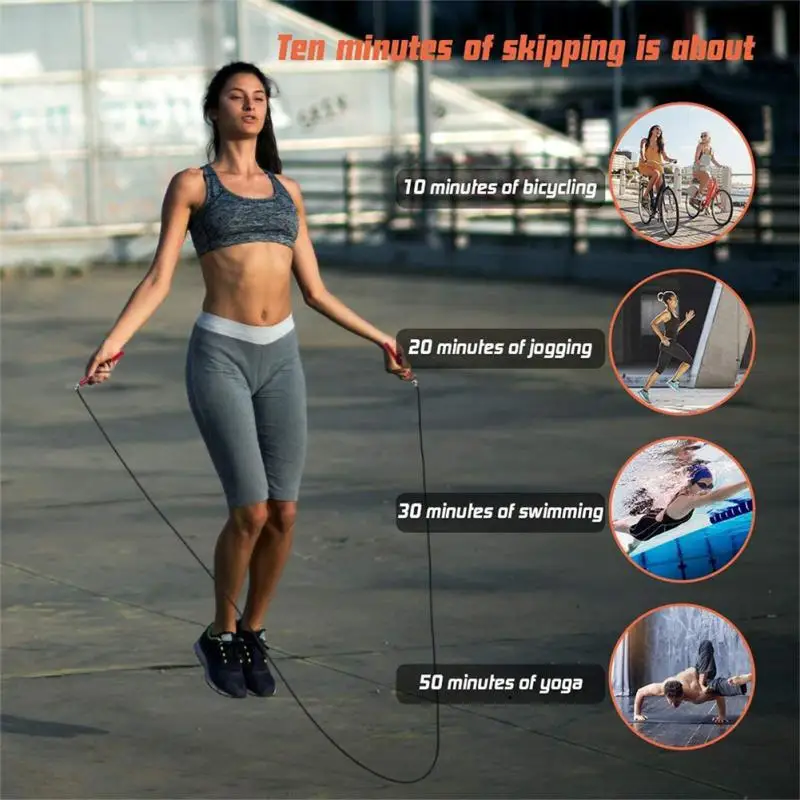 Speed ugrókötél PVC felnőtt ugrókötél fogyás ugrókötél állítható férfi női edzőterem professzionális sport fitnesz felszerelés - 0