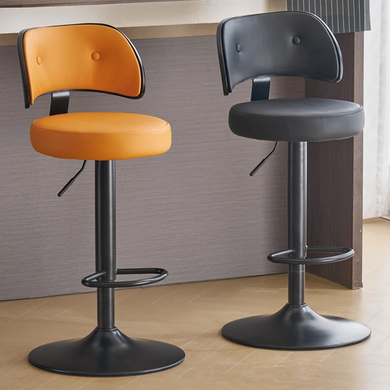sziget étkezőasztal fém konyhapult székek bárszékek bankok szalon bőr pult székek Luxus Cafe Cadeiras bútor WZ - 0