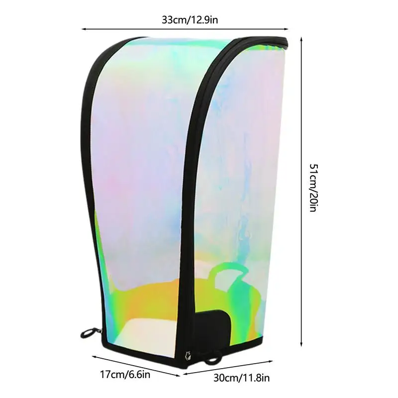 Színes golfkellék Caddy táska motorháztető átlátszó golftáska esővédő kapucni vízálló golfütő táska esőkabát fejvédő védelem - 5