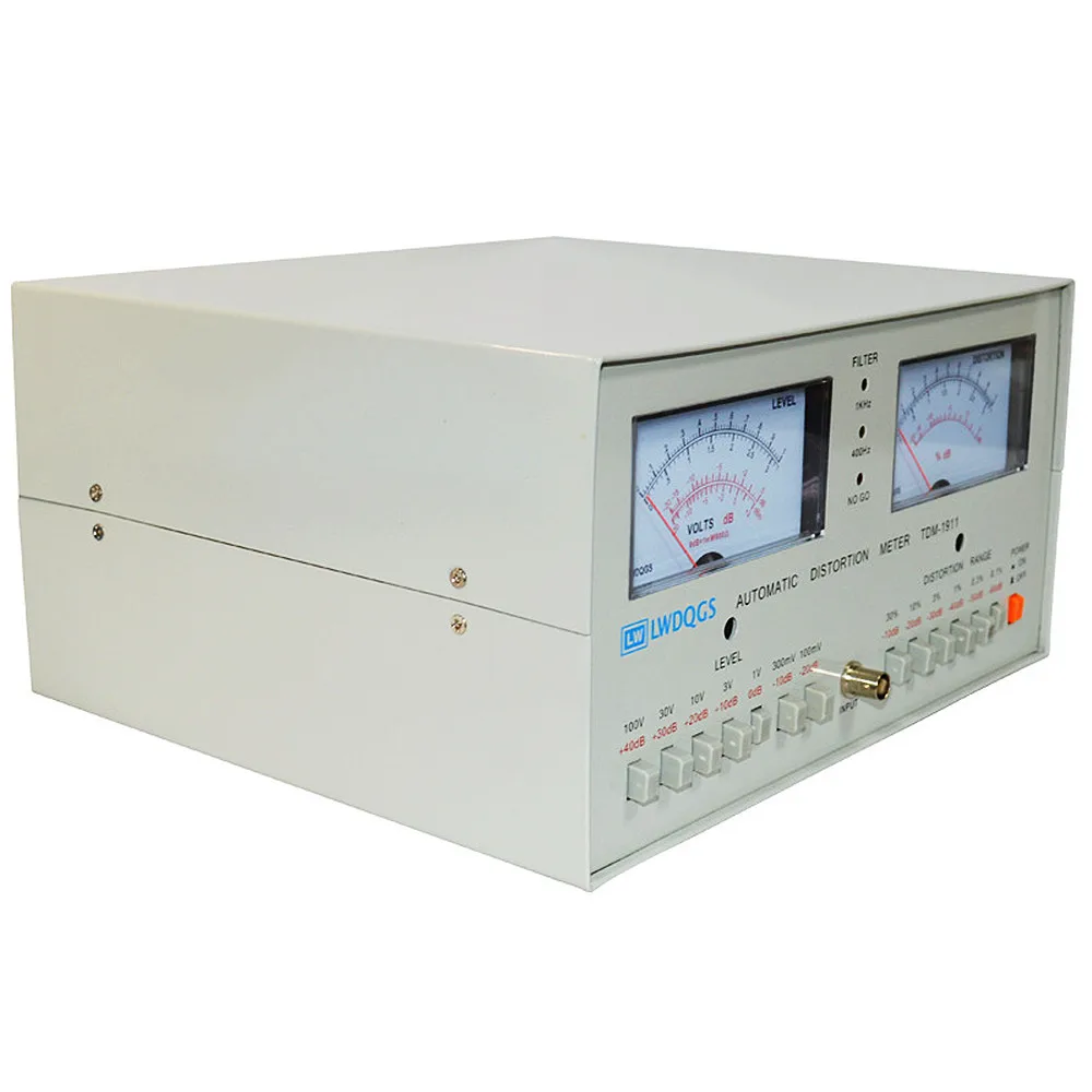 TDM1911 0,01% ~ 30% Automatikus audio torzításmérő 100mV ~ 100V elektromos szintmérő Érzékelő jel hullámforma tisztaság teszter - 3