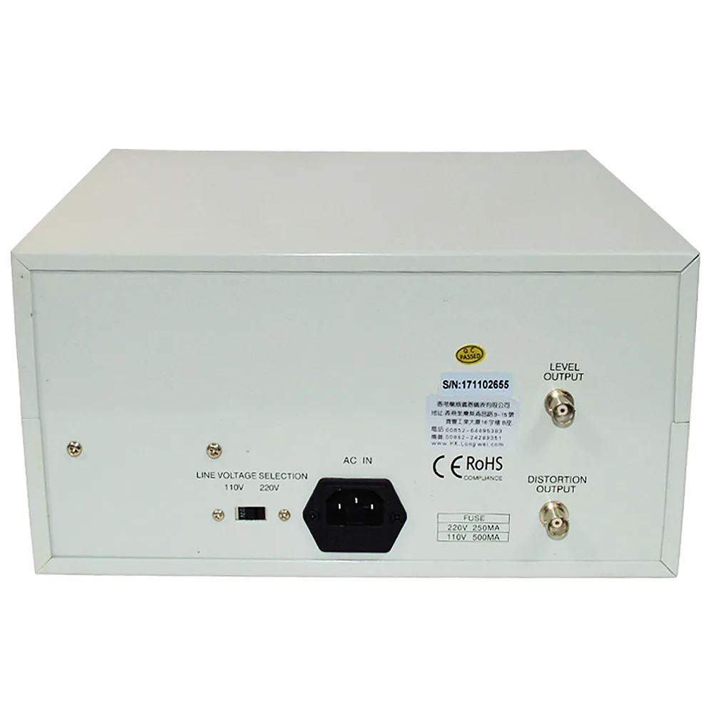 TDM1911 0,01% ~ 30% Automatikus audio torzításmérő 100mV ~ 100V elektromos szintmérő Érzékelő jel hullámforma tisztaság teszter - 5