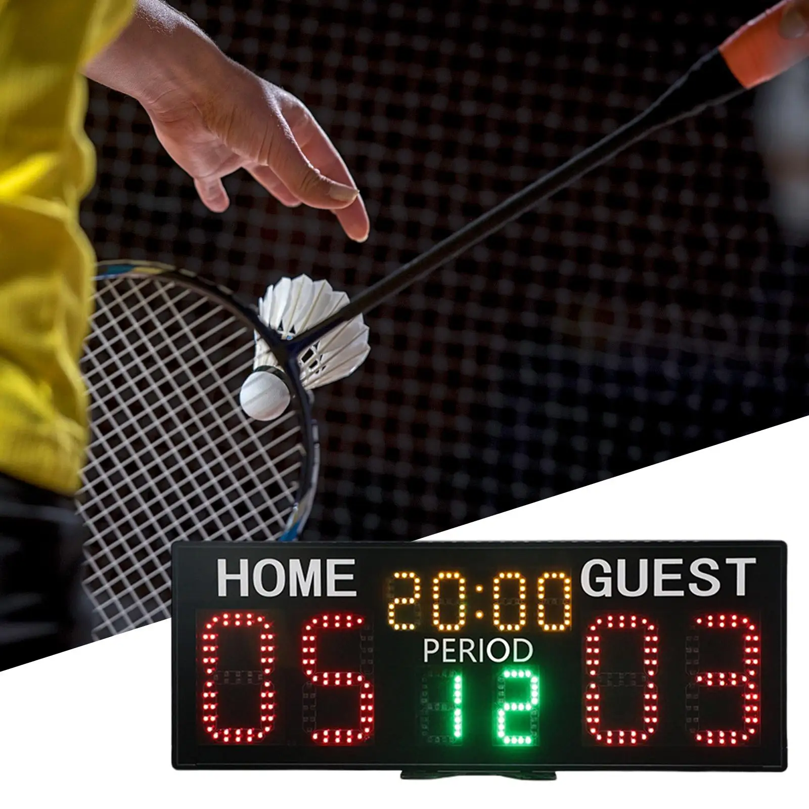 Tenisz kottakészítő Professzionális digitális eredménytábla Hordozható eredménymérő asztaliteniszhez Baseball Sport játékok Beltéri kültéri - 3
