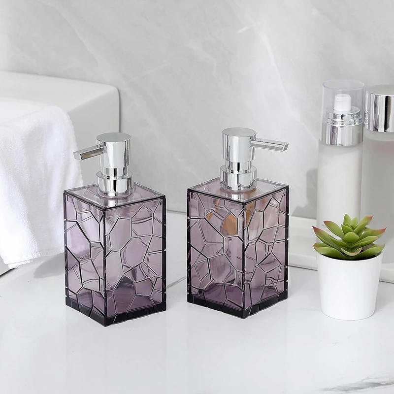 Top ajánlatok Hands szappanadagoló, átlátszó akril műanyag folyékony szivattyús palackok Újratölthető lotion adagoló fürdőszobai dekorációhoz - 1