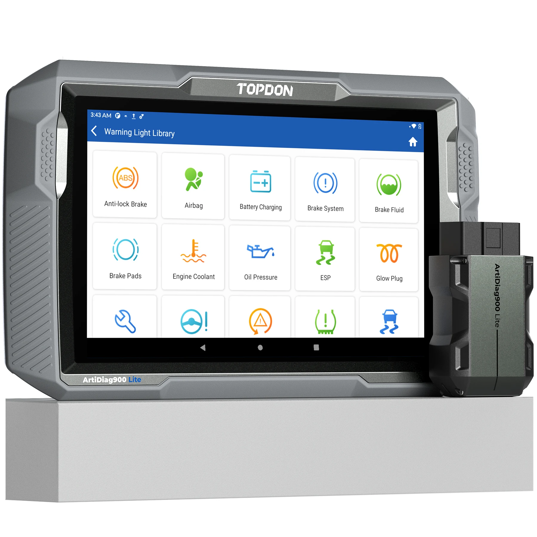 TOPDON AD900 Lite 2 év ingyenes frissítés Bluetooth Auto autó OBD2 szkenner intelligens vezeték nélküli eszköz kétirányú szkennelési diagnosztikai eszköz - 0