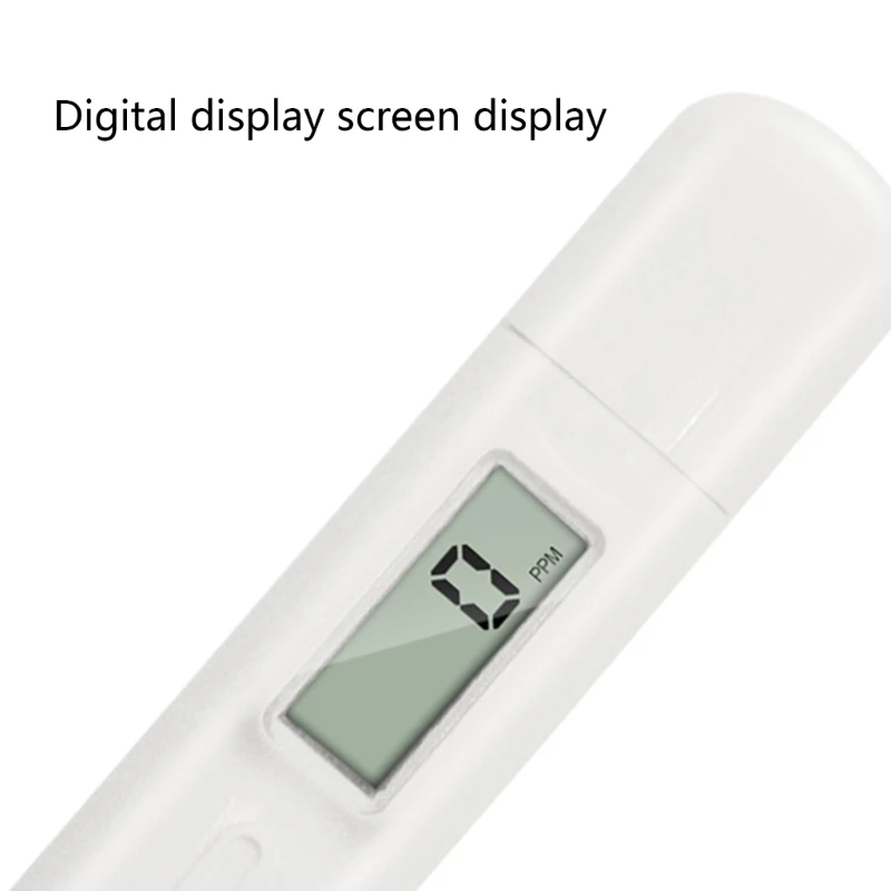 Továbbfejlesztett TDS teszter vízminőség-mérő LCDkijelző 0-9990PPM mérés az ivóvíz uszodaiparhoz - 4