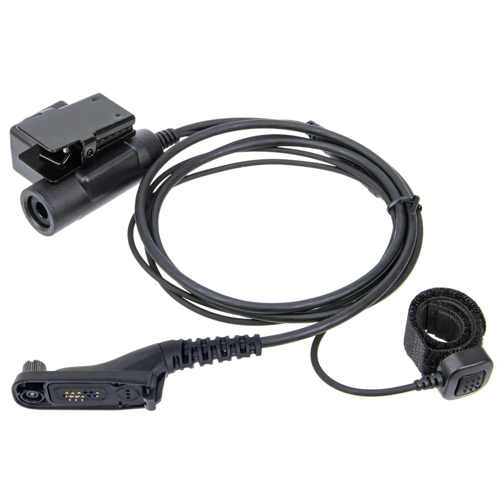 U94 PTT és ujjmikrofon PTT fekete HD01 taktikai Bowman Elite II rádiós fülhallgatóval MOTOROLA Xir P8268 - 2