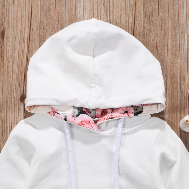US Stock 0-24M Új divat Szép tavasz Újszülött Baby Girls Sport ruhák Ruhák Pulóver pulóver + nadrág szett AU - 2
