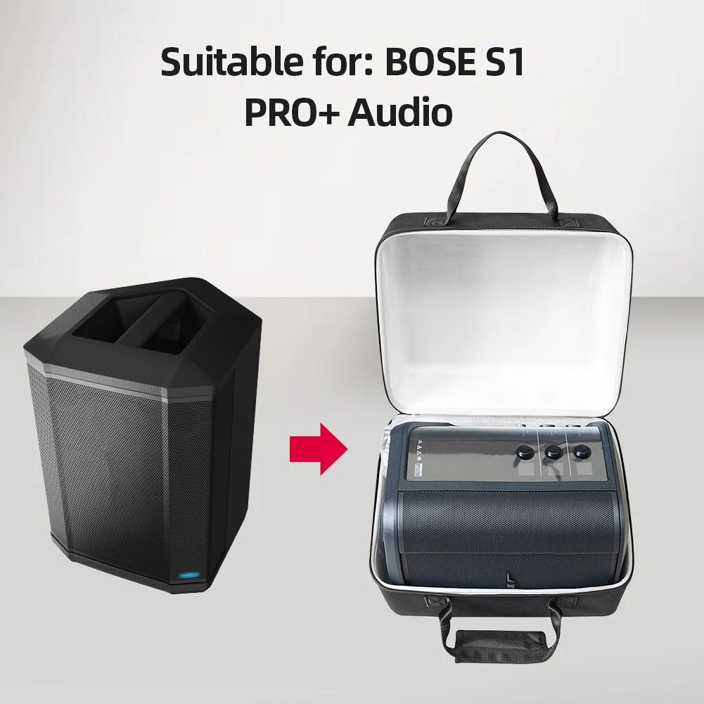 Utazótáska BOSE S1 PRO+ készülékhez Állítható vállpántos hordtáska Nagy kapacitású védőtároló doboztáska - 1
