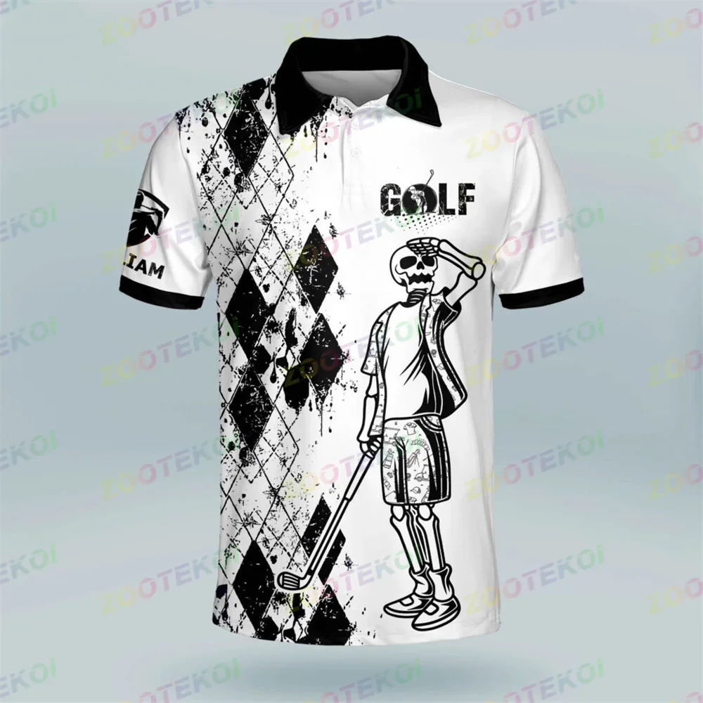 Vicces golfingek férfiaknak Golfingek Rövid ujjú póló Száraz szabás Sok labdára van szükség a golfozáshoz Személyre szabott őrült póló - 1