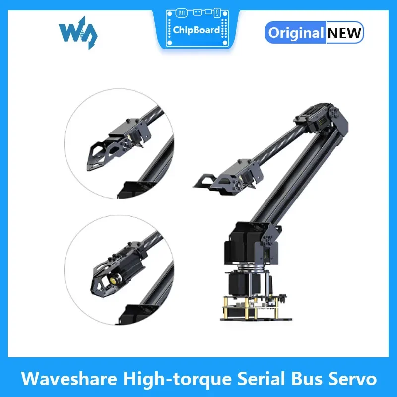 Waveshare nagy nyomatékú soros busz szervo, RoArm-M2-S asztali robotkarkészlet, ESP32 alapú, 4-DOF, vezeték nélküli vezérlés - 0