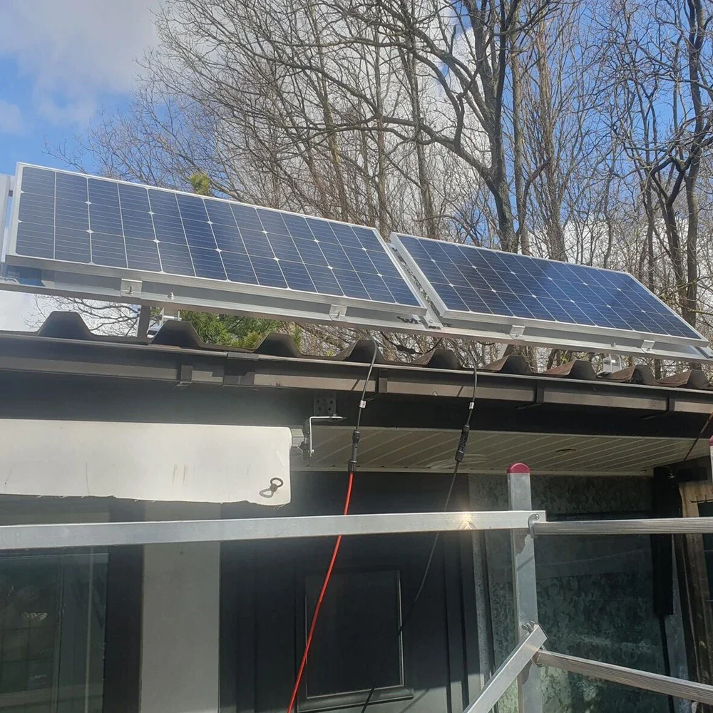 YYHC üveg napelem fotovoltaikus panel napelemes rendszer erkély otthona aljzathoz 220v 230v mikroinverter a hálózaton napelemes rendszer - 4