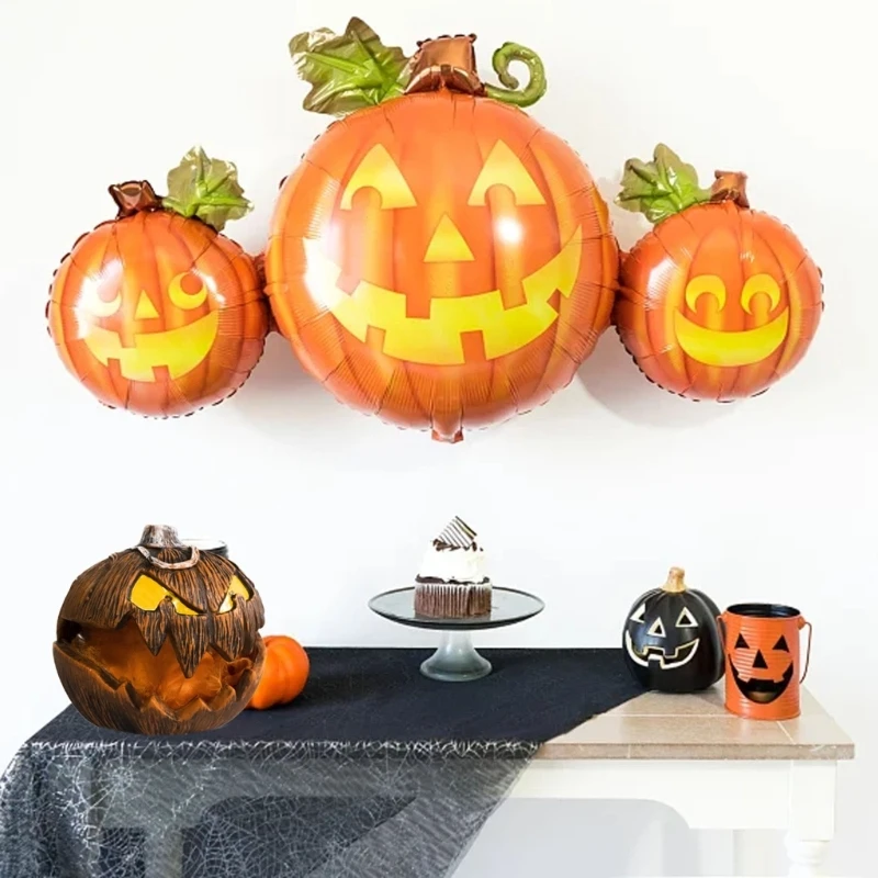 Zaj aktivált tök animált beszélő tök dekoráció A sütőtök emelése kísérteties hangulatot teremt Halloweenre - 1