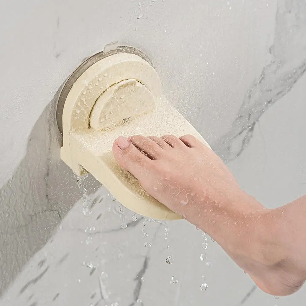 Zuhany pihenő lábpedál műanyag fürdőszoba zuhany borotválkozási lábsegéd markolat tartó lábtartó tapadókorong lépés otthoni szállodai fürdőszoba - 0