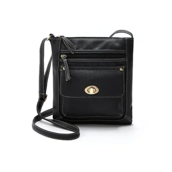 2023 Női puha pu bőr váll keresztvázas Messenger táska hordozható fekete pénztárcák retro kis négyzet alakú táskák nőknek