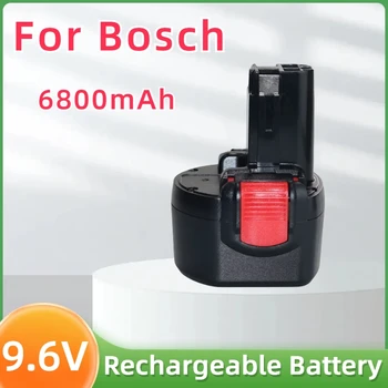 9.6V 6800mAh Ni-MH BAT048 Újratölthető akkumulátor Elektromos kéziszerszámok Akkumulátor Bosch PSR 960 BH984 BAT048 BAT119 számára