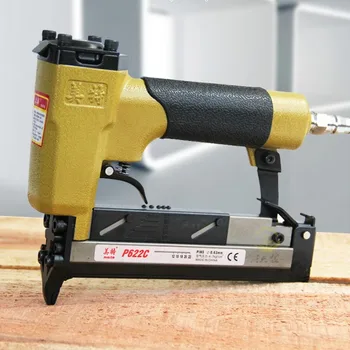 P622C (12-22mm) Pneumatikus Brad szegezőpisztoly Légtűző pisztoly Szerszámok fa deszkakötéshez