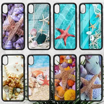 Tengeri kagylók tengeri tengeri csillag telefon tok PC iPhone 14 11 13 12 x xs xr pro max mini plus Luxus shell funda