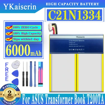  YKaiserin C21N1334 laptop akkumulátor Asus Transformer Book T200TA, T200TA-1A, T200TA-1K, T200TA-1R, 200TA-C1-BL 6000mAh
