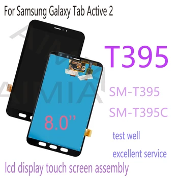 1 db eredeti 8 ' LCD Samsung Galaxy Tab Active 2 T395 SM-T395 SM-T395C LCD kijelző érintőképernyős digitalizáló szerelvény cseréje
