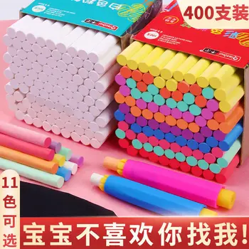 Pormentes kréta szín fehér tábla Speciális fehér kréta Gyermek zöld tábla 100 iskolai doboz Qianhui