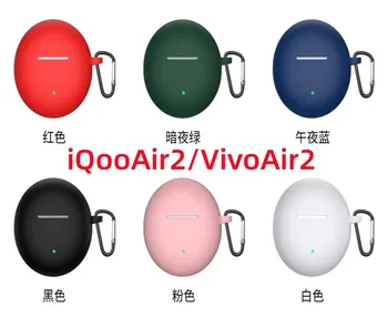 Új szilikon védőburkolat az IQOO Air2 Vivo Air2 puha tokhoz a Vivo Air2 Bluetooth fülhallgató héjához
