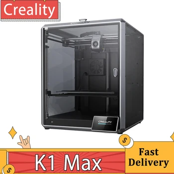 Creality K1 Max 3D nyomtató, automatikus szintezés, max 600mm / s nyomtatási sebesség, közvetlen hajtású extruder, érintőképernyő, 300 * 300 * 300mm