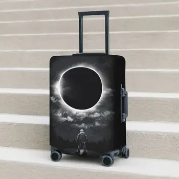 Napfogyatkozás bőrönd huzat Holiday Astronaut rugalmas poggyász kellékek Üzleti védelem