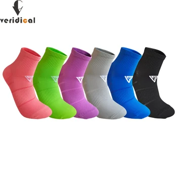 5 pár férfi Sport rövid zokni nylon élénk színű puha gyorsan száradó csúszásmentes fitnesz kültéri kerékpár futás kerékpáros utazás zokni