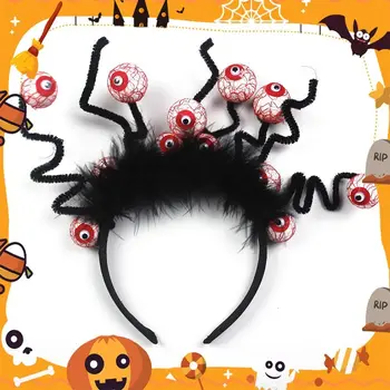 Gótikus horror szemek fejpánt hajdísz Halloween party hajpánt kreatív fesztivál fejfedők gyerekeknek Felnőtteknek