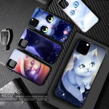 Aranyos macska állati mintás telefontok iPhone 11-hez 12 Mini Pro Max X XS MAX 6 6s 7 8 Plus XR SE2020 tartozékok Borító