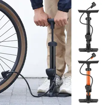  Hordozható kerékpár szivattyú nagynyomású mini hordozható kerékpár lábszivattyú mérővel Mini hordozható kerékpár lábszivattyú közúti hegyhez