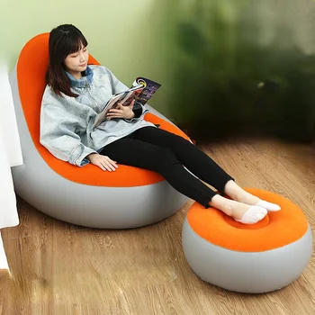 PVC felfújható kanapé pelyhesíthető fotel hordozható felfújható széklet kombináció szabadidő kanapé