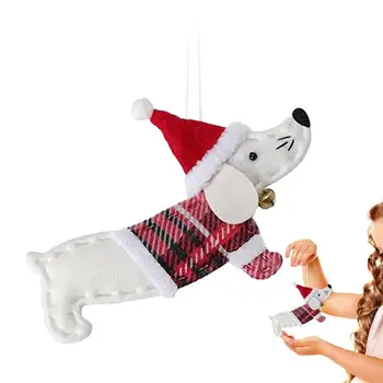 Tacskó karácsonyfa dekoráció Aranyos kutya dekoráció medál dekoráció Fesztivál ellátás Dísz újévi karácsonyra Valentin-nap