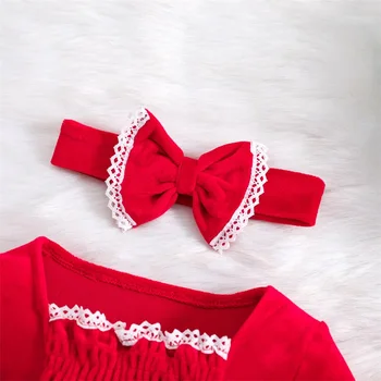 Christmas Kids Girls Plaid Dress Bowknot Long Sleeve Patchwork Tulle Tutu Dress Princess Party A-line hercegnő ruha
