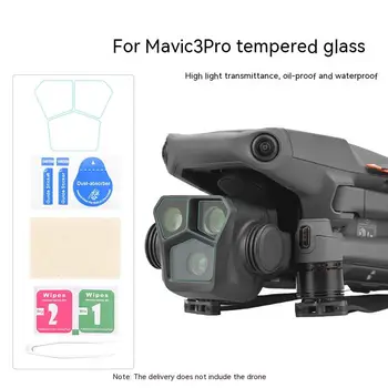 DJI Mavic3Pro objektív edzett filmhez Mavic 3Pro védőfólia por- és karcálló tartozékok