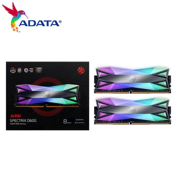 Eredeti ADATA XPG D60G RGB PC asztali memória RAM memória modul 8GBx2 16GBx2 3200MHz 8GBx2 16GBx2 3600MHz DDR4 asztali RAM