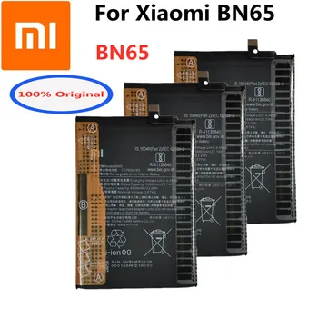 BN65 Xiao Mi 100% új eredeti akkumulátor 6000mAh Xiaomi BN65 intelligens mobiltelefon-csere beépített akkumulátor akkumulátorok Bateria
