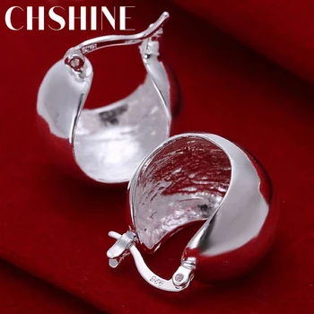 CHSHINE Fine 925 sterling ezüst fülbevaló esküvő kiváló minőségű népszerű termék divat női party fülbevaló ékszer ingyenes szállítás